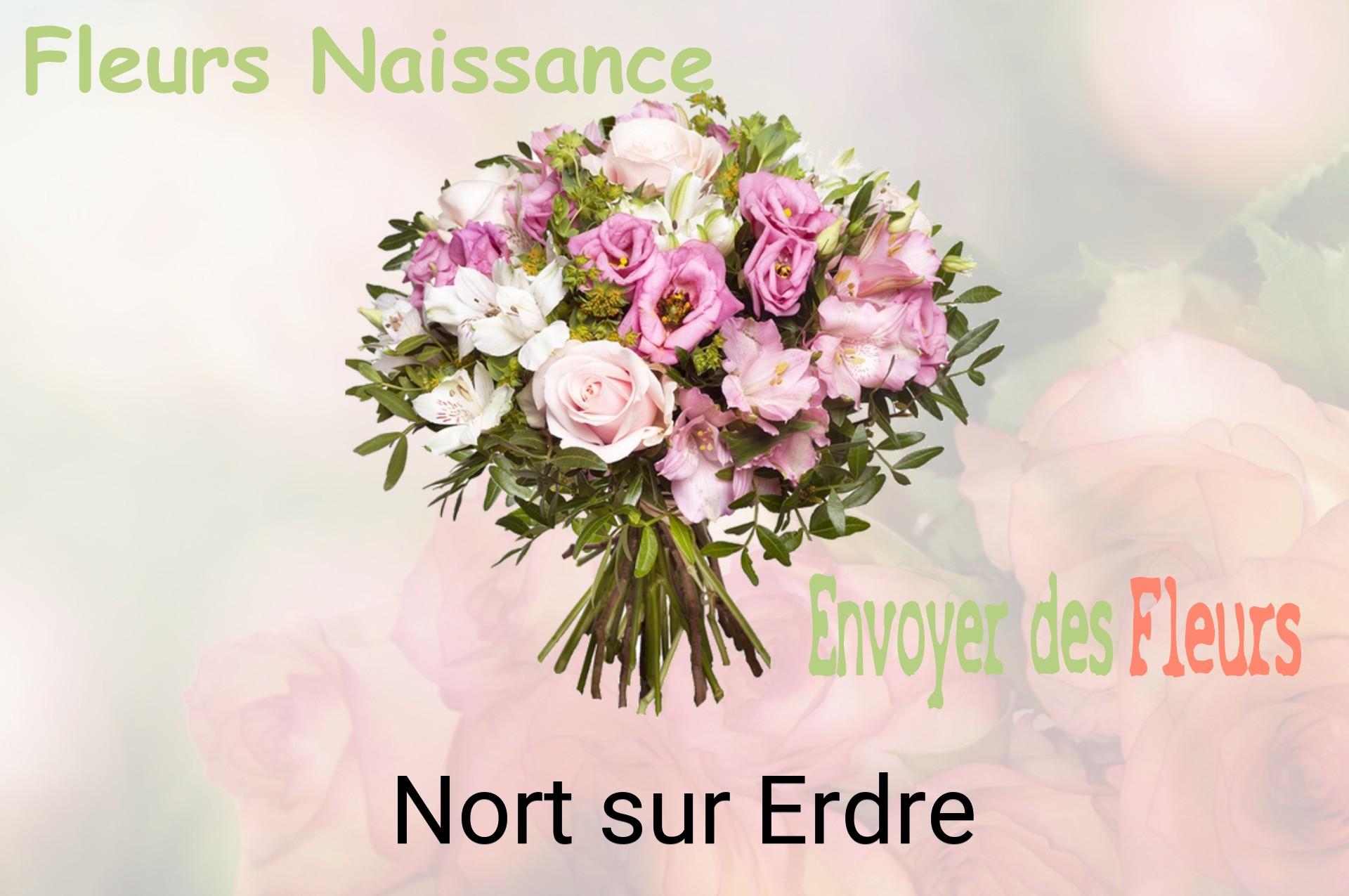 Bouquet de fleurs de naissance livré à Nort-sur-Erdre